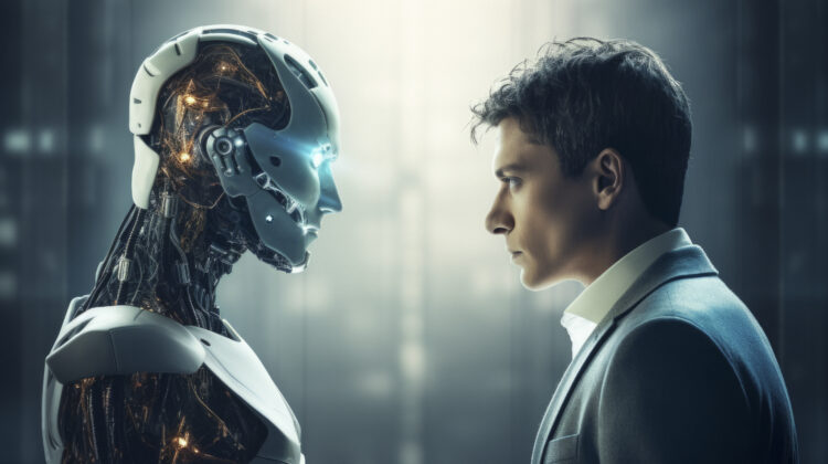 Illustration of AI technology transforming digital marketing strategies