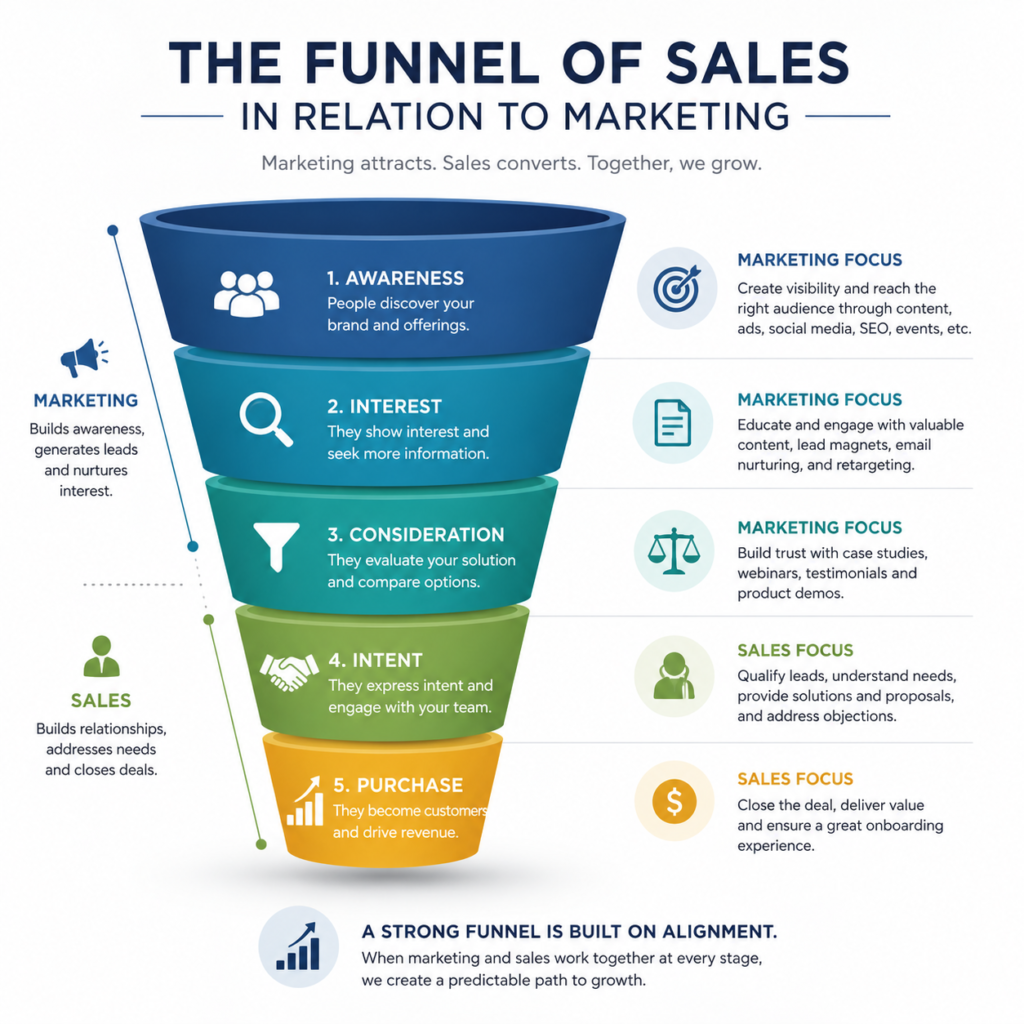 Funnel of sales